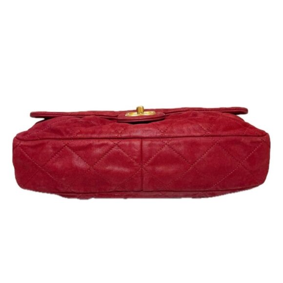 RARE Authentic CHANEL Lambskin Quilted Large Iridescent Calfskin Chic Flap Bag - Picture 7 of 8